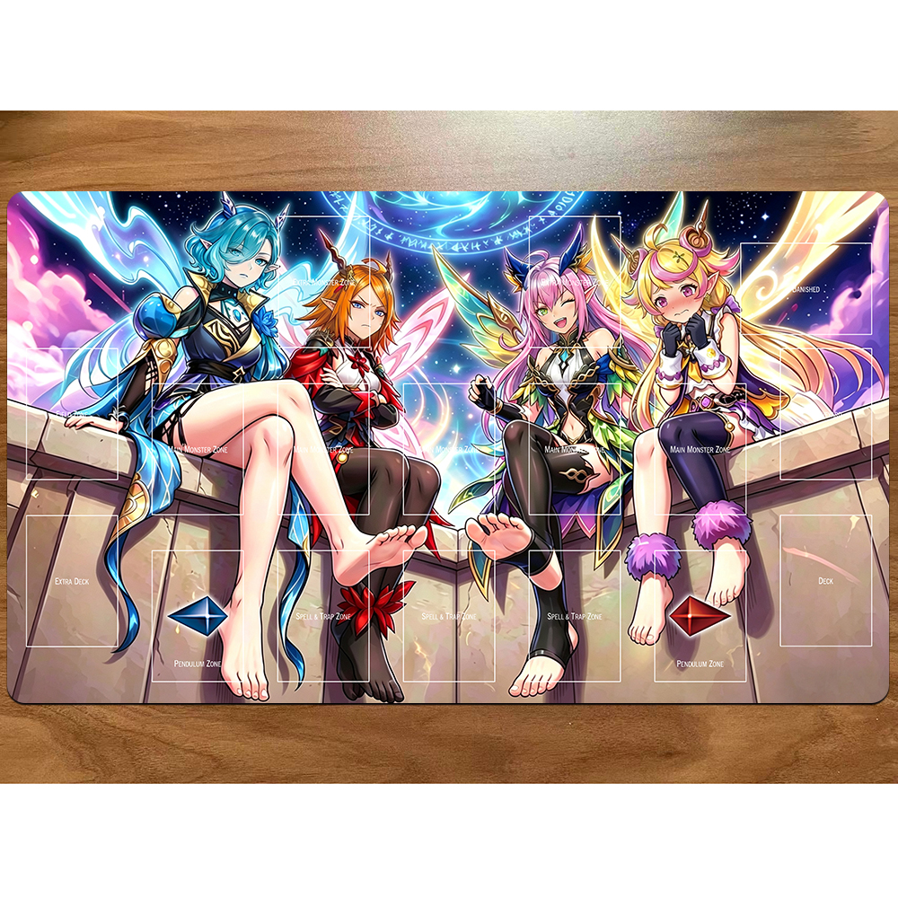 Door Mat Blank - Yu-Gi-Oh Playmat Elfnote Regina Oyun Kartı
