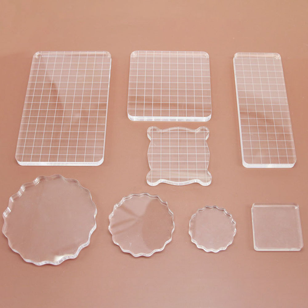 Photo Acrylic Block - Şeffaf Akrilik Damga Blok Kullanımı Temizle