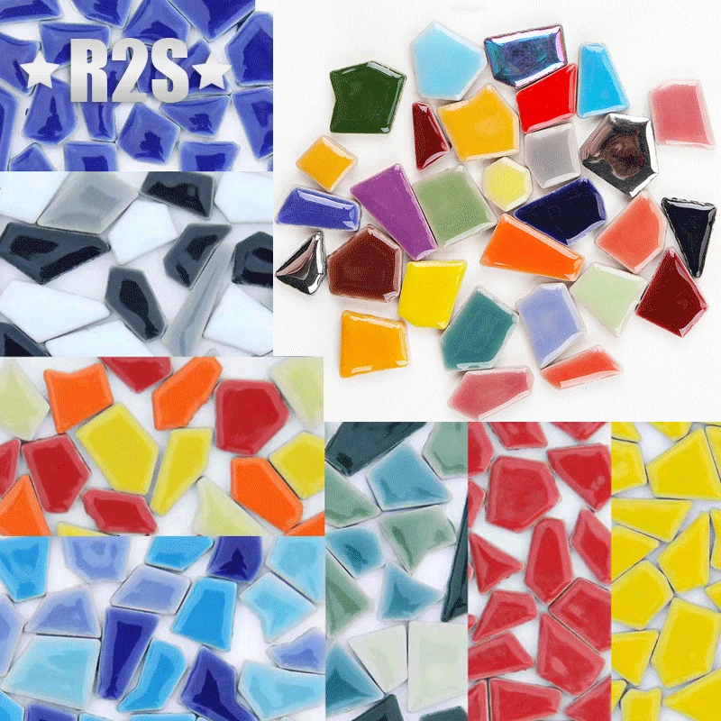 Ceramic Tile Blank - 100g Porselen Mozaik Fayans DIY Zanaat