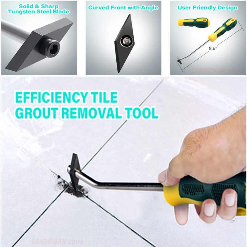 Ceramic Tile Blank - Harç Temizleme Aracı Kalafat Temizleyici Kazıyıcı