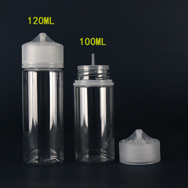 Water Bottle Blank - 5 adet 30ml/60ml/100ml/120ml Plastik PET Boş