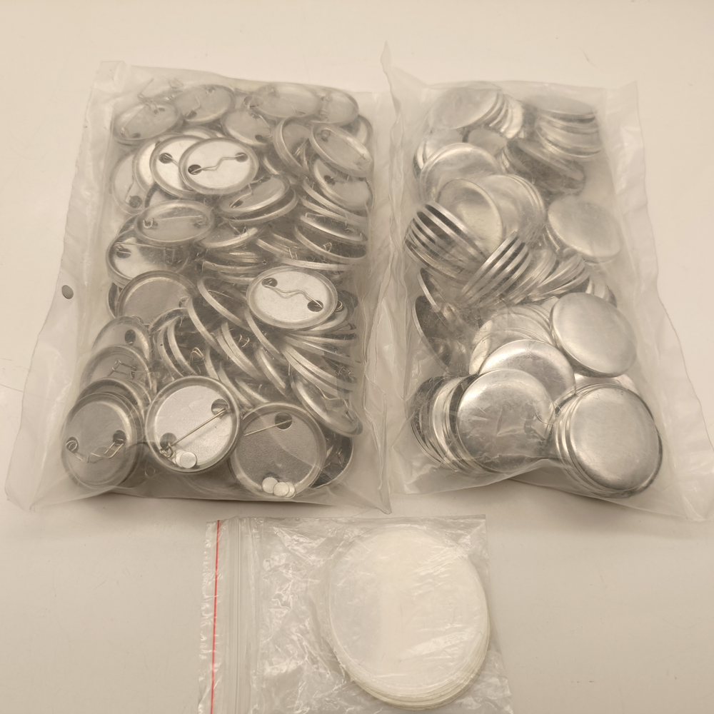Button Badge Blank - 2022 yeni malzemeler 25-58mm Metal geri