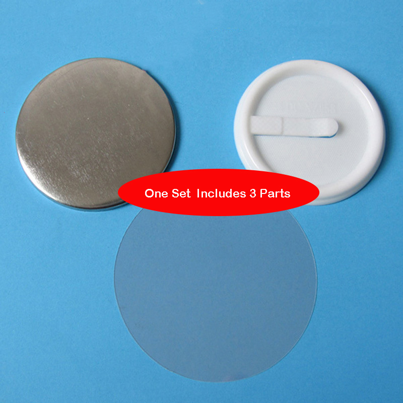 Button Badge Blank - 100 adet 58mm 2.25 inç Düğme