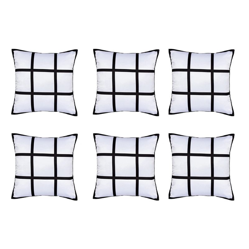 Pillow Cover Sublimation - ABKJ-6 Adet Süblimasyon Boş Panel Yastık