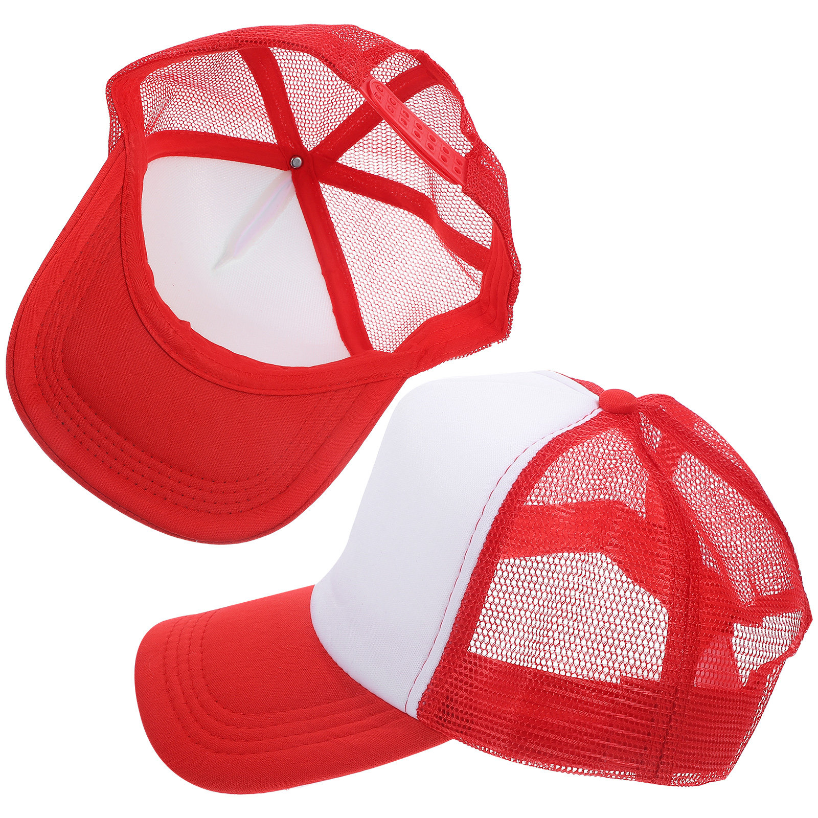 Hat Sublimation Blank - 10 Adet Boş File Beyzbol Şapkası