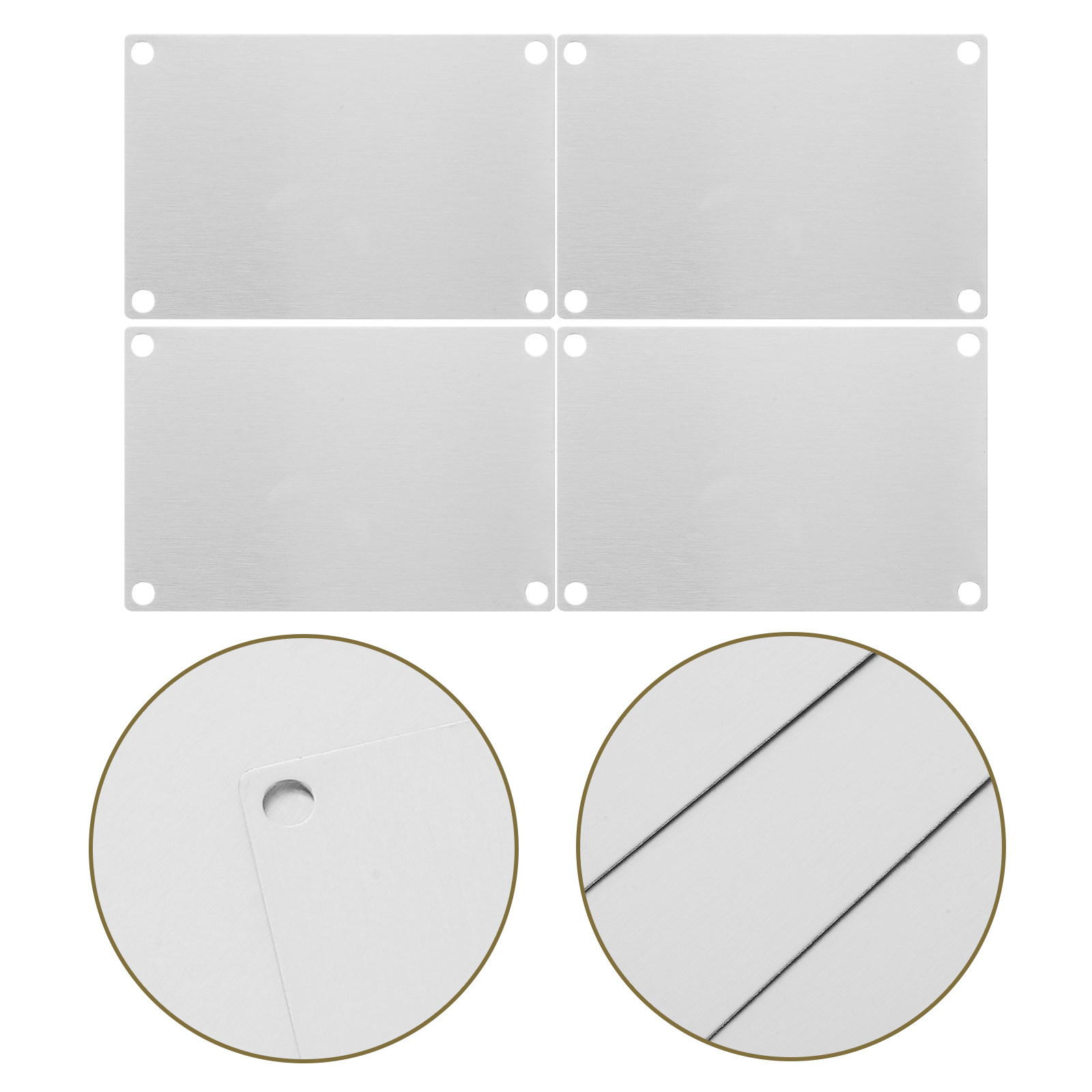 Yard Sign Blank - 5 Adet Boş Paslanmaz Çelik Dış