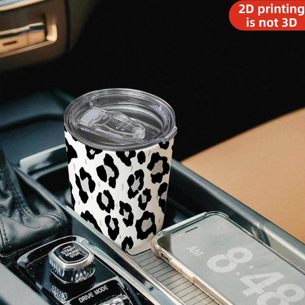 20oz Siyah Gümüş Simli Leopar  - Tumbler 20Oz White incelemesi ve fiyatı