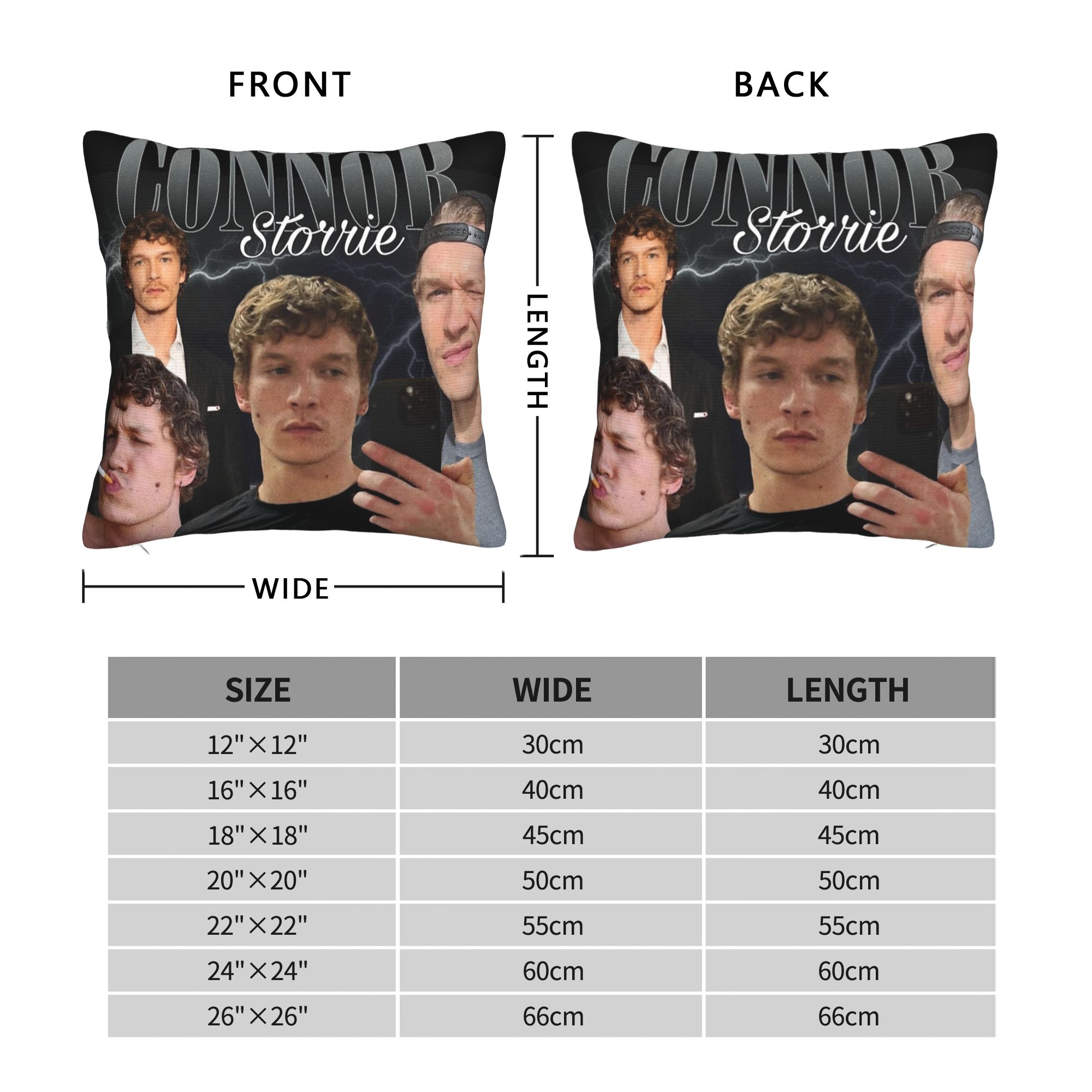 Connor Storrie Isıtmalı Rakipl - Pillow Cover Sublimation incelemesi ve fiyatı