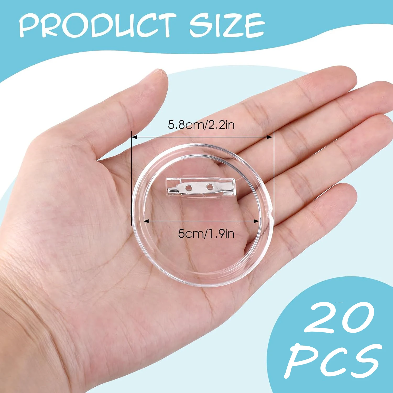 5-20 adet düğmeler boşlukları  - Button Badge Blank incelemesi ve fiyatı