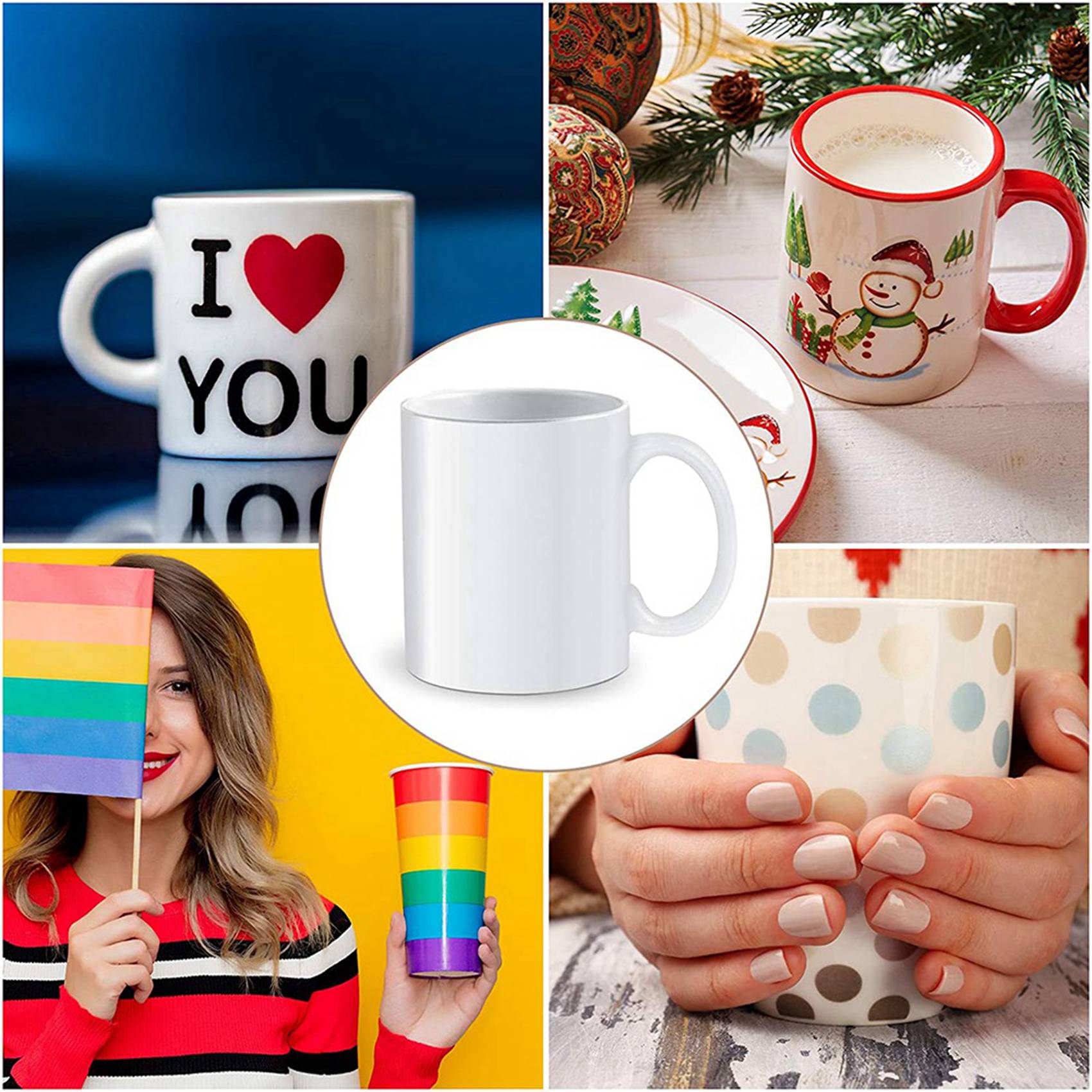 N09R-140 Adet Süblimasyon Şrin - Sublimation Mug White incelemesi ve fiyatı