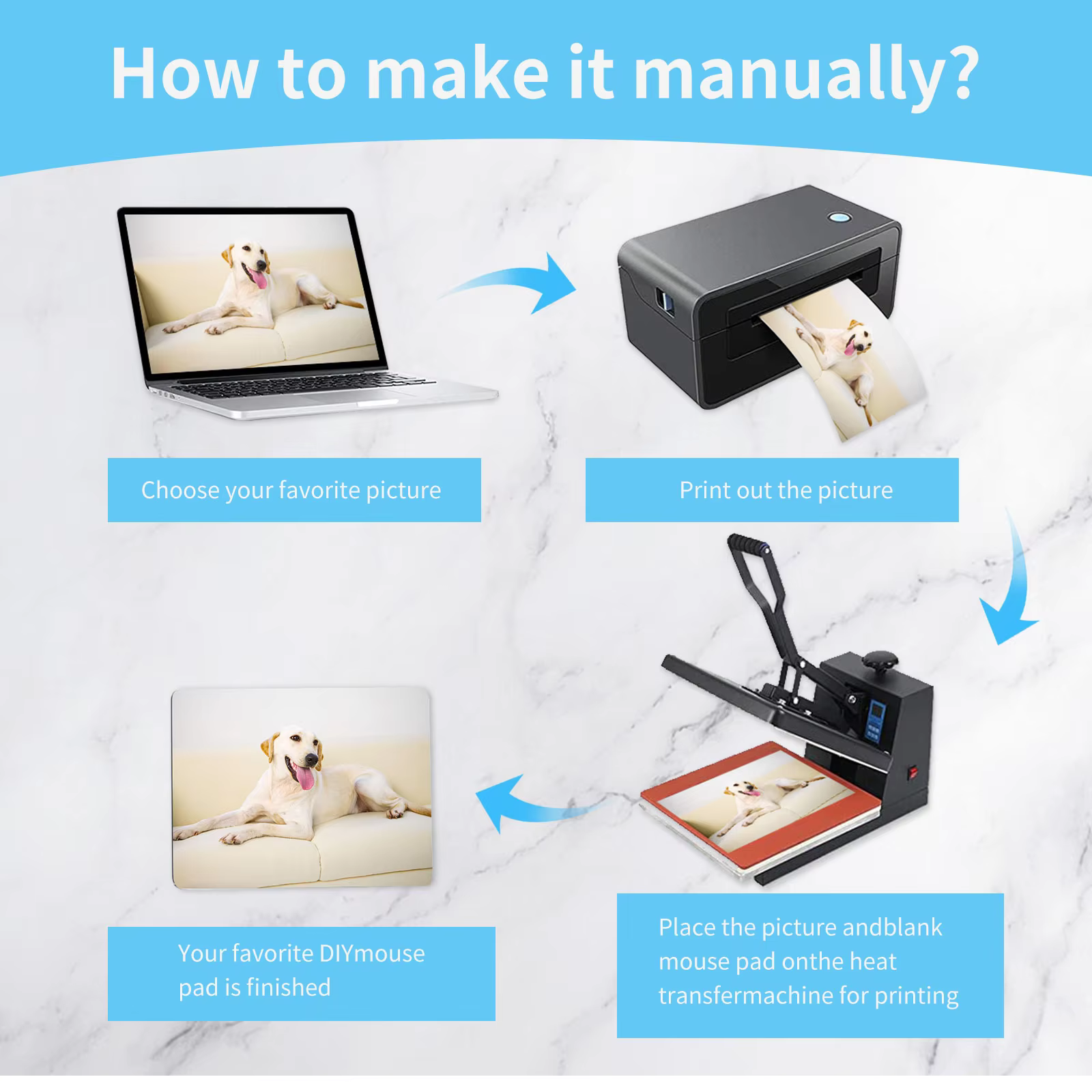 1 Adet Süblimasyonlu Mouse Pad - Mouse Pad Blank Sublimation incelemesi ve fiyatı