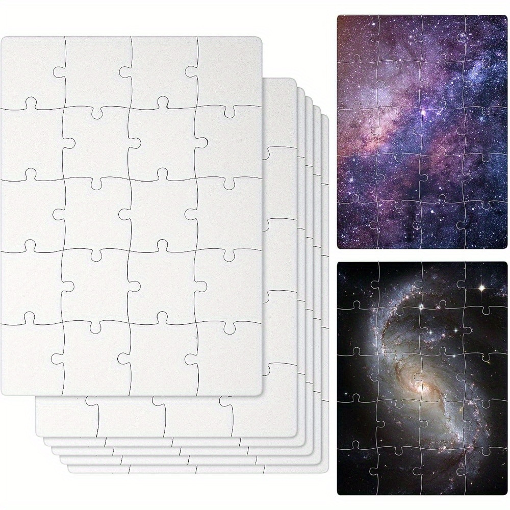 6 adet Süblimasyon Boş Bulmaca - Puzzle Blank White incelemesi ve fiyatı