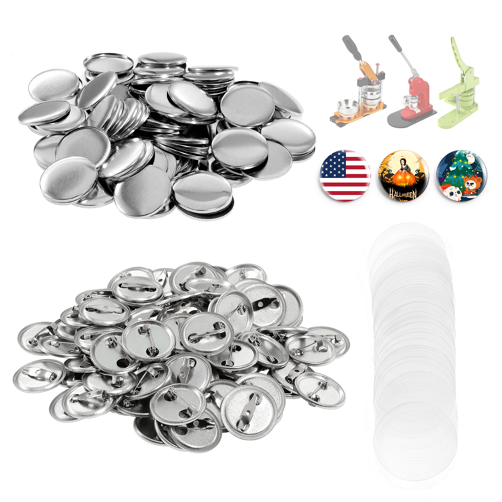 100 Adet Mini DIY Yuvarlak Ayn - Button Badge Blank incelemesi ve fiyatı