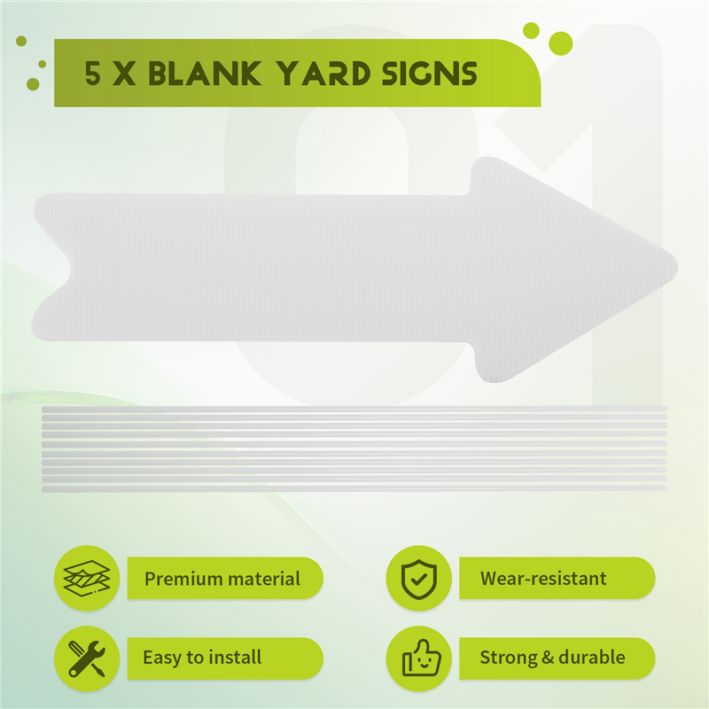 AFOURT-Dış Mekan Çim Tabelalar - Yard Sign Blank incelemesi ve fiyatı