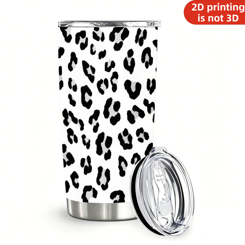 20oz Siyah Gümüş Simli Leopar  - Tumbler 20Oz White incelemesi ve fiyatı