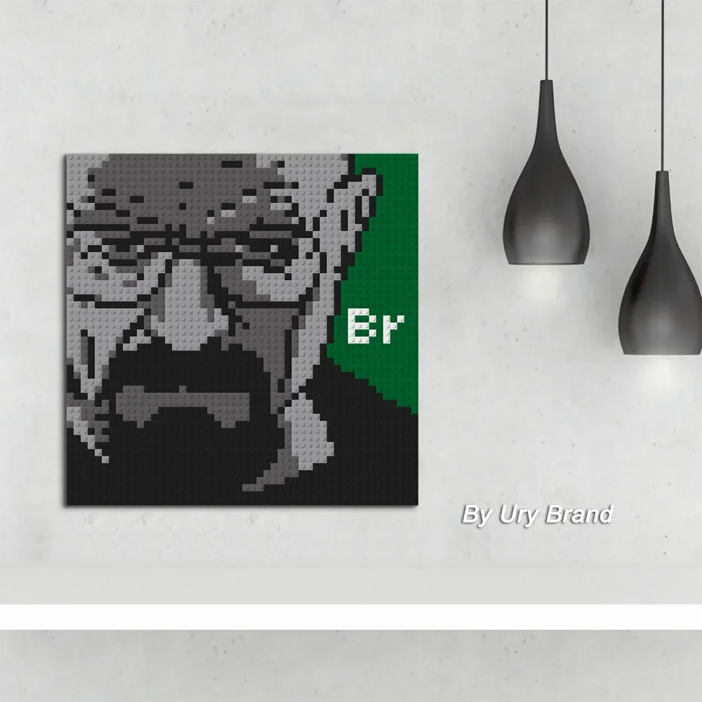 Retro piksel sanat yapı taşlar - Puzzle Blank White incelemesi ve fiyatı
