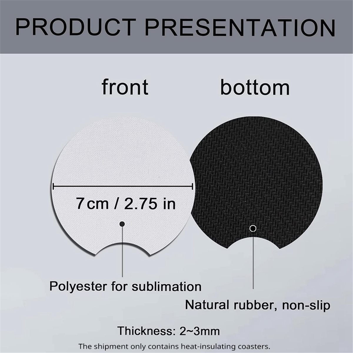 Uygun Fiyatlı Toplu Sublimasyo - Coaster Sublimation Blank incelemesi ve fiyatı