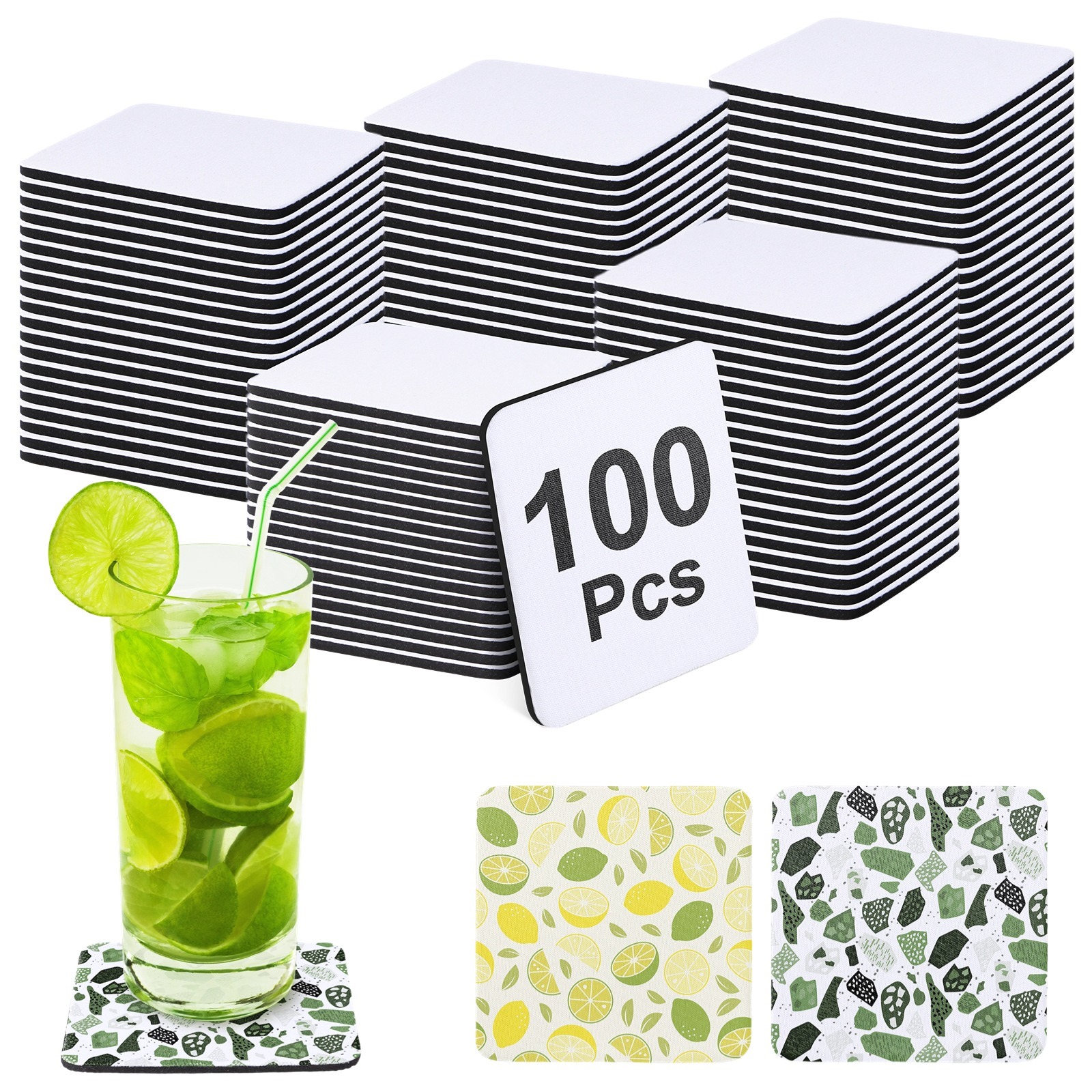 100 Adet Süblimasyon Bardak Ka - Coaster Sublimation Blank incelemesi ve fiyatı