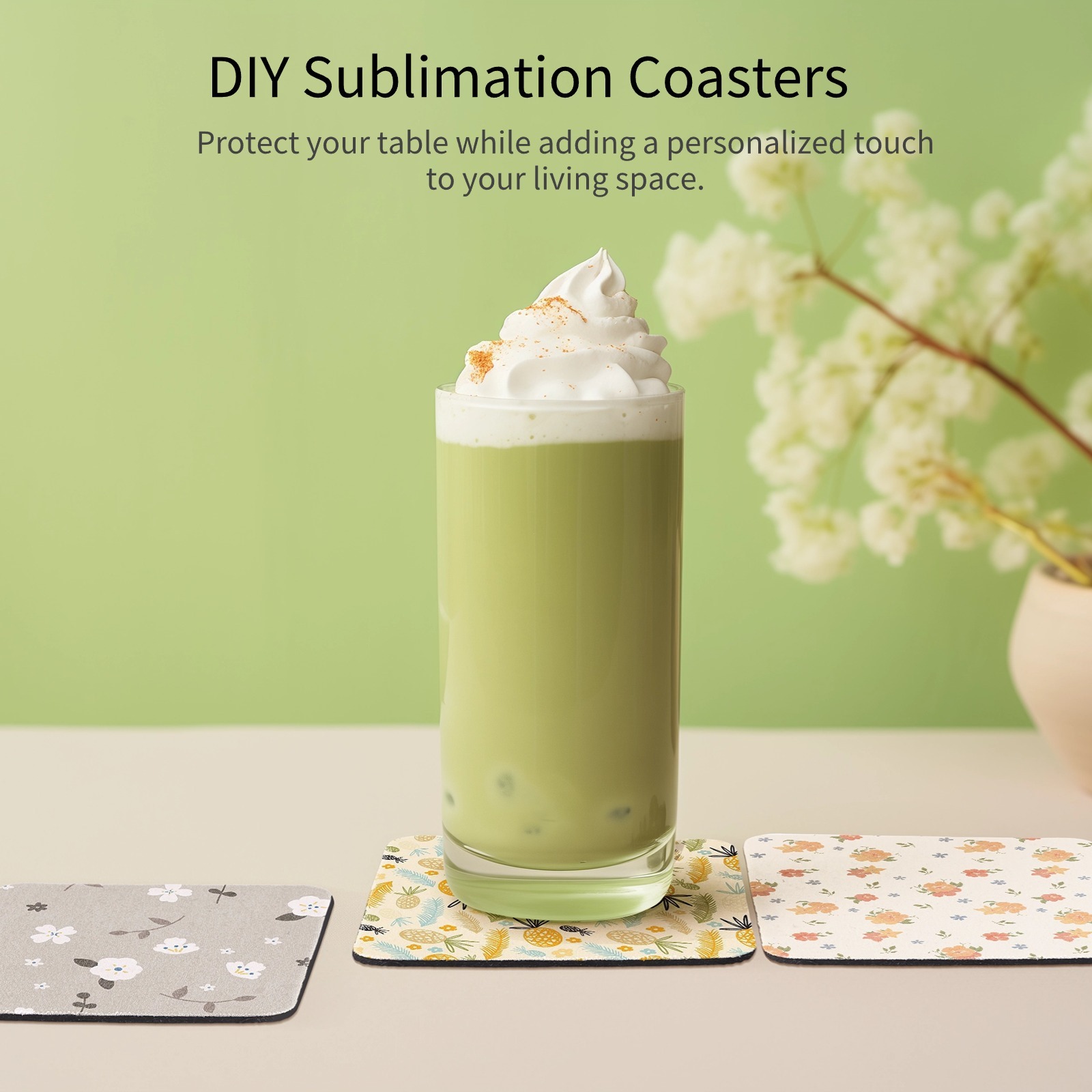 100 Adet Süblimasyon Bardak Ka - Coaster Sublimation Blank incelemesi ve fiyatı