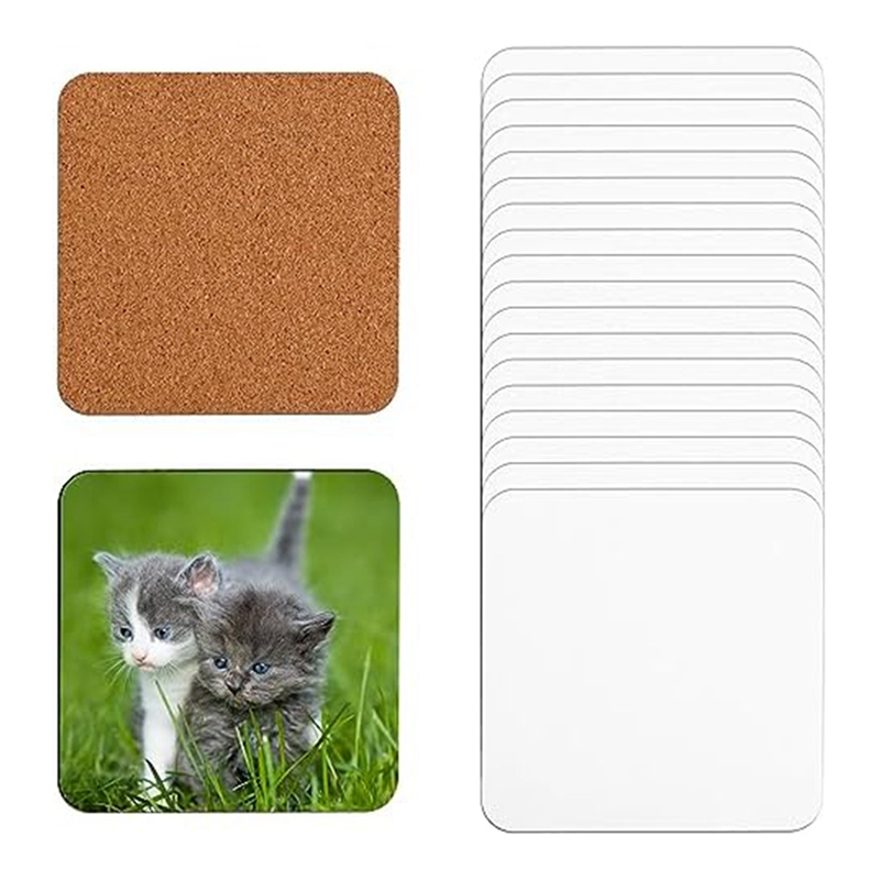 ABGE-40 PCS Süblimasyon Bardak - Coaster Sublimation Blank incelemesi ve fiyatı