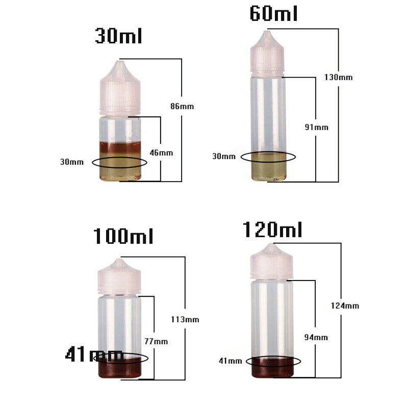 5 adet 30ml/60ml/100ml/120ml P - Water Bottle Blank incelemesi ve fiyatı