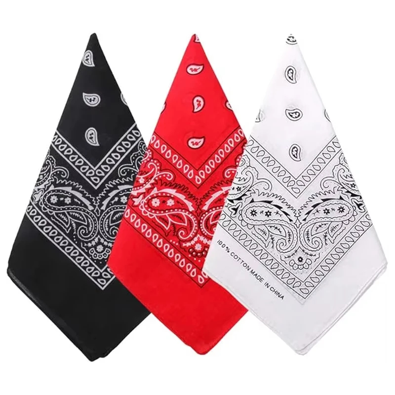 1 adet Hip Hop Kovboy Paisley  - Bandana Blank White incelemesi ve fiyatı