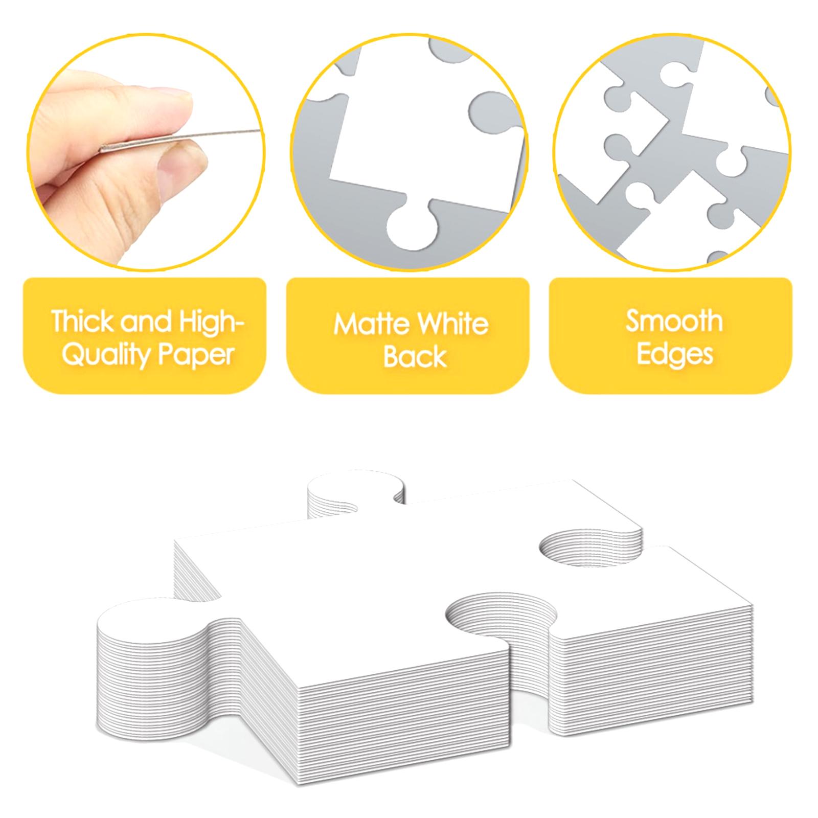 Beyaz Karton Boş Yapbozlar Aks - Puzzle Blank White incelemesi ve fiyatı