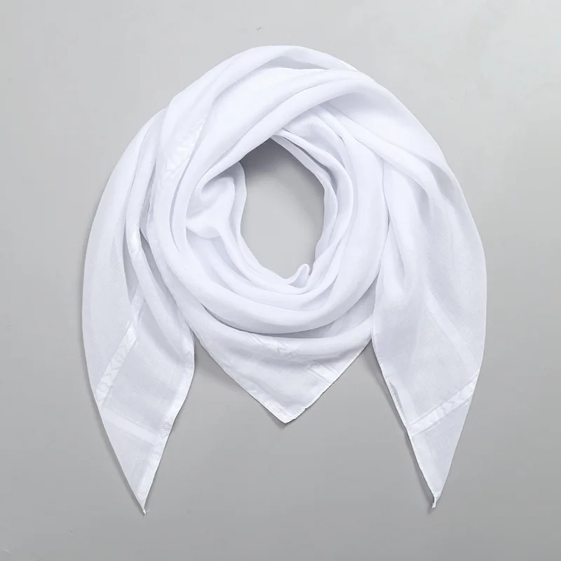 İslam beyaz kare eşarp erkekle - Bandana Blank White incelemesi ve fiyatı