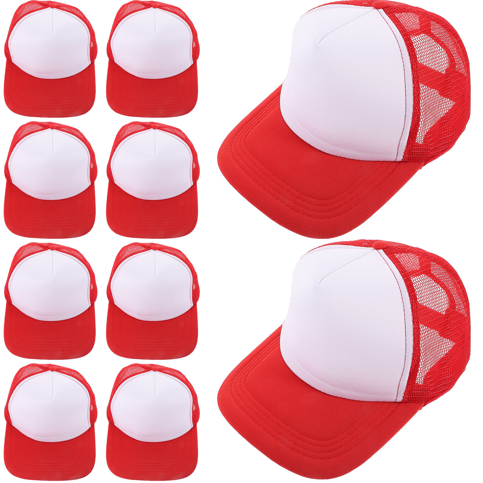 10 adet Boş Örgü Beyzbol Şapka - Hat Sublimation Blank incelemesi ve fiyatı