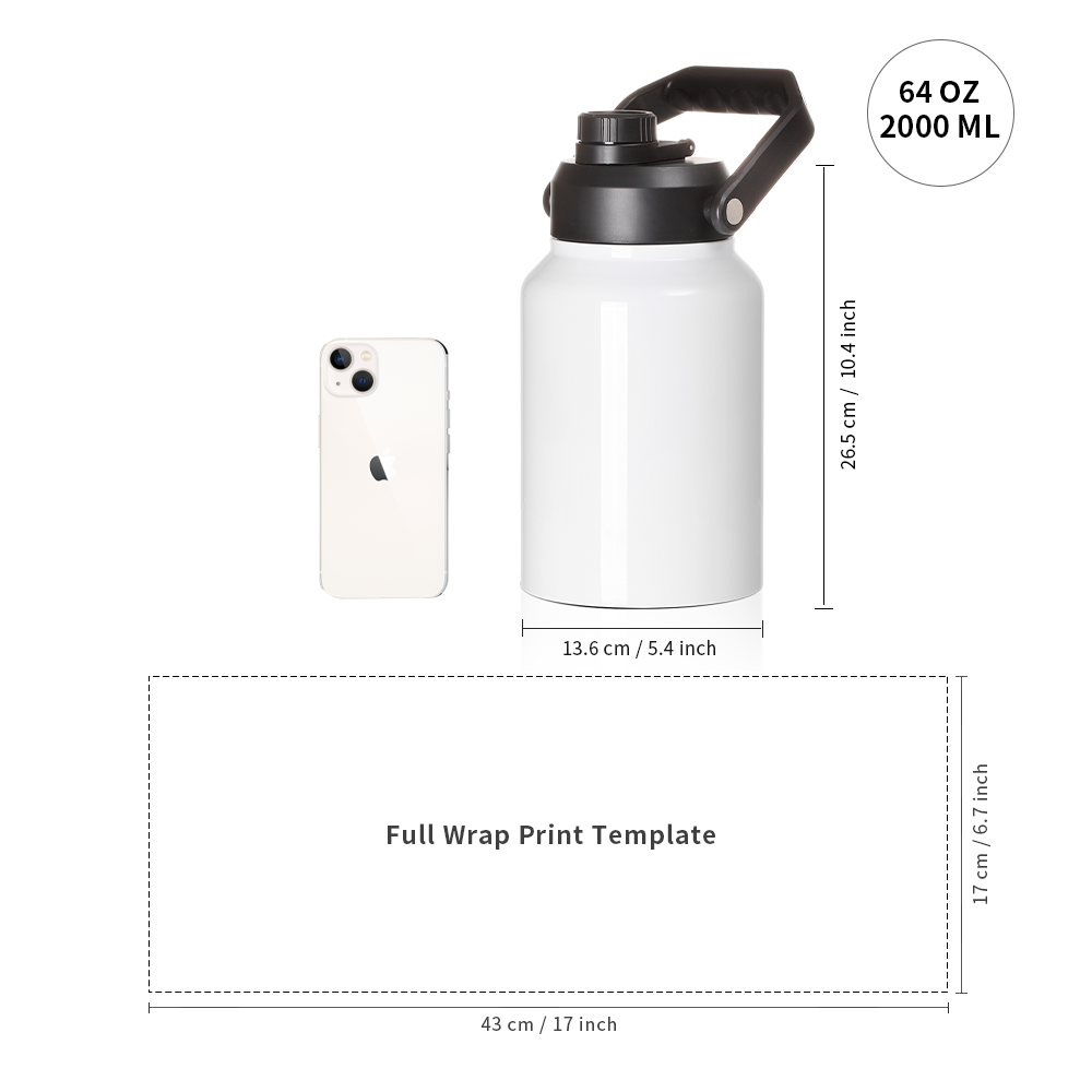 PYD Life ABD Ücretsiz Kargo 64 - Water Bottle Blank incelemesi ve fiyatı
