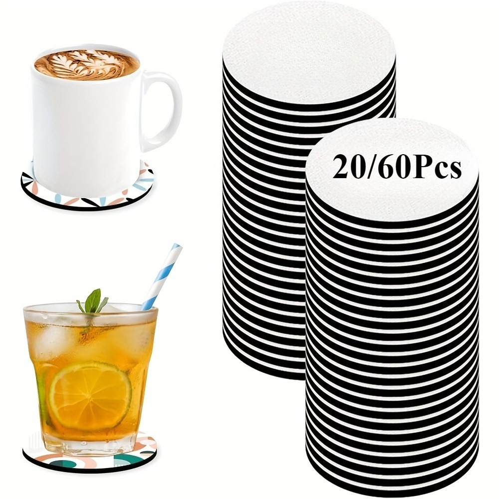 20/60 adet Bardak Altlıkları,  - Coaster Sublimation Blank incelemesi ve fiyatı