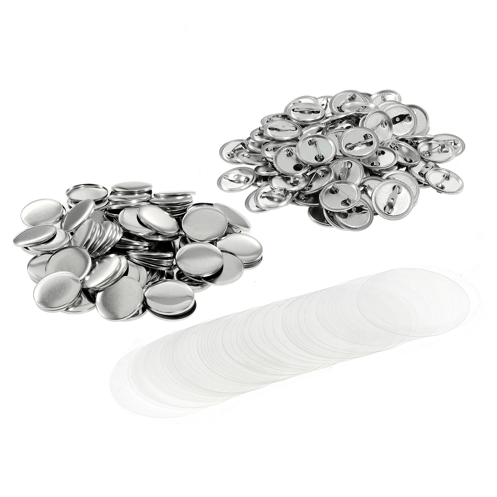 100 adet Metal geri rozet düğm - Button Badge Blank incelemesi ve fiyatı
