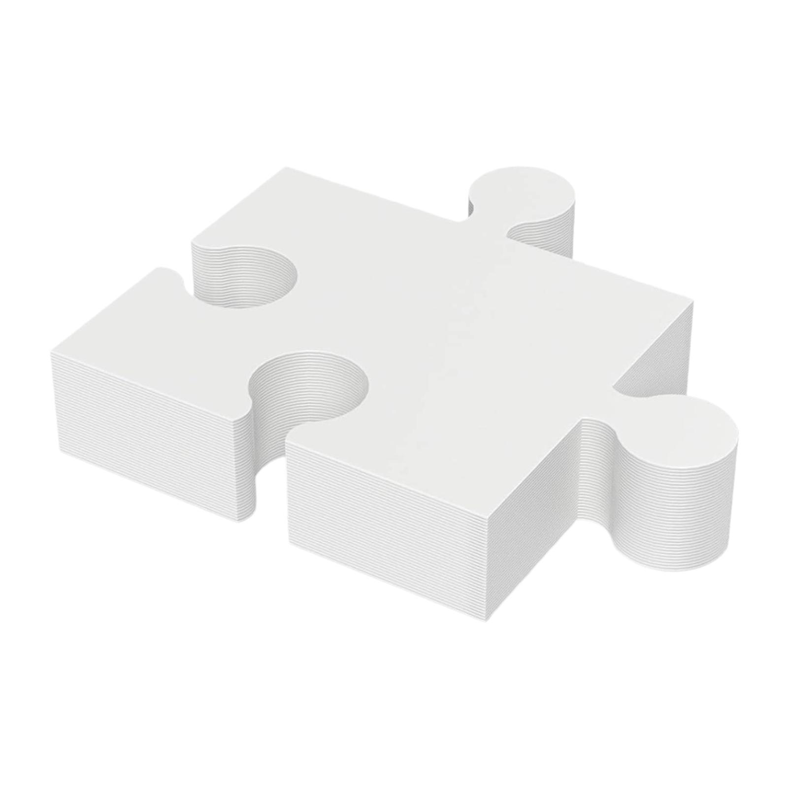 30 adet boş yapboz parçaları ç - Puzzle Blank White incelemesi ve fiyatı