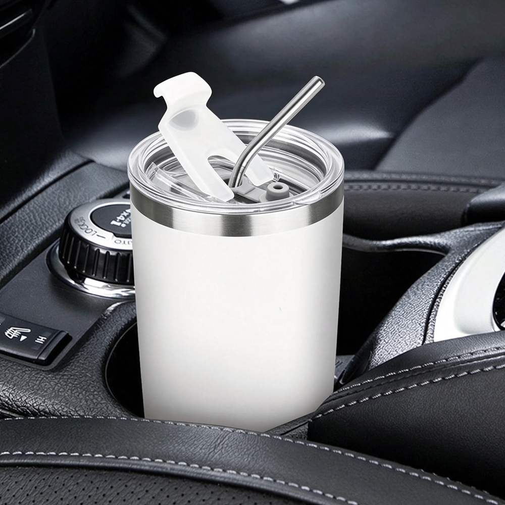 20oz Kapaklı ve Pipetli Paslan - Tumbler 20Oz White incelemesi ve fiyatı